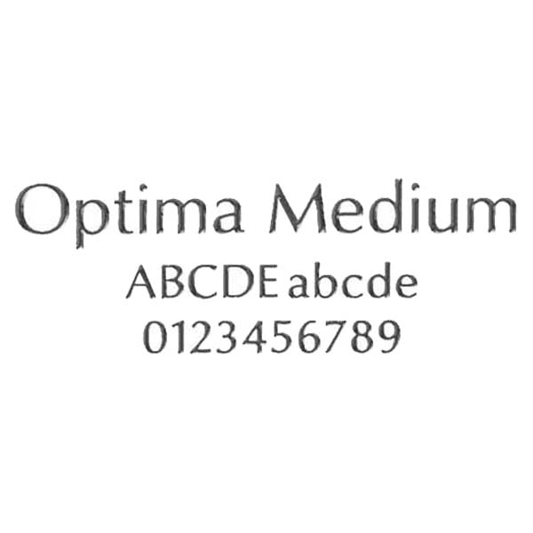 Optima Medium - Monuments & Memorials